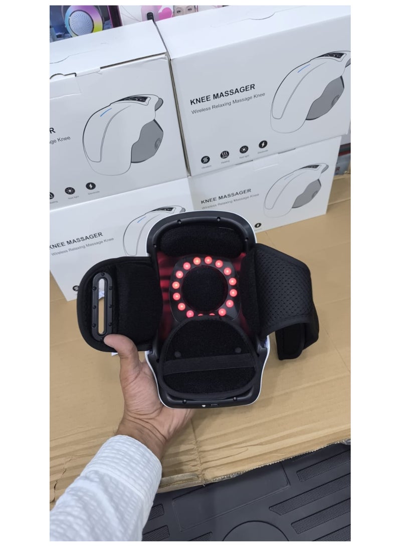 دريمزون مدلك الركبة بالحرارة - شاشة LED كبيرة، تدليك الركبة الذكي الإلكتروني القابل لإعادة الشحن لعلاج التهاب المفاصل وتخفيف آلام المفاصل - Image 5