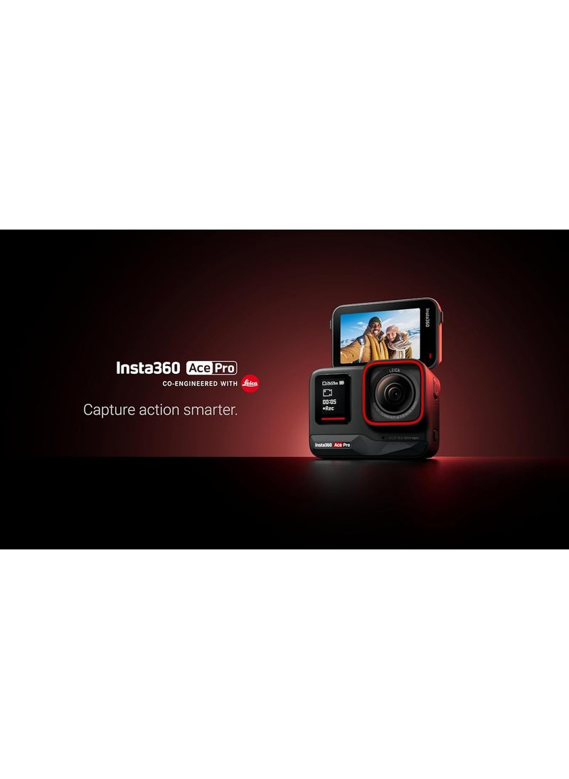 Insta360 Insta360 Ace Pro Dive Bundle  8K Waterproof Action Camera CoEngineered With Leica Flagship 113 Sensor 8K24 24 Flip Screen  Includes Dive Case Float Handle 256GB  - Image 2