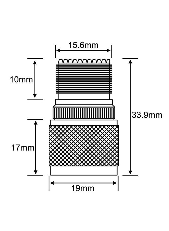 BOOBRIE BOOBRIE RF Coaxial Adapter UHF Female SO239 to N Male Connector for Antennas Wireless LAN Devices WiFi Radios External Antenna Pack of 2 - Image 4