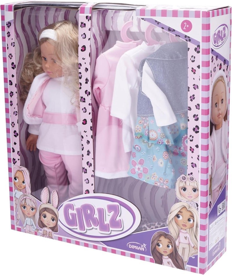 Barbie 46CM MOLLY SET + 3 PCS EXTRA DRESS (MOVING ARM & LEGS)