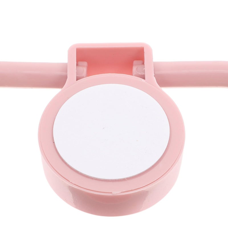 2pcs Adhesive Towel Holder Rings White No Drill Bathroom Wall Mounted Space Saving Storage - Image 4