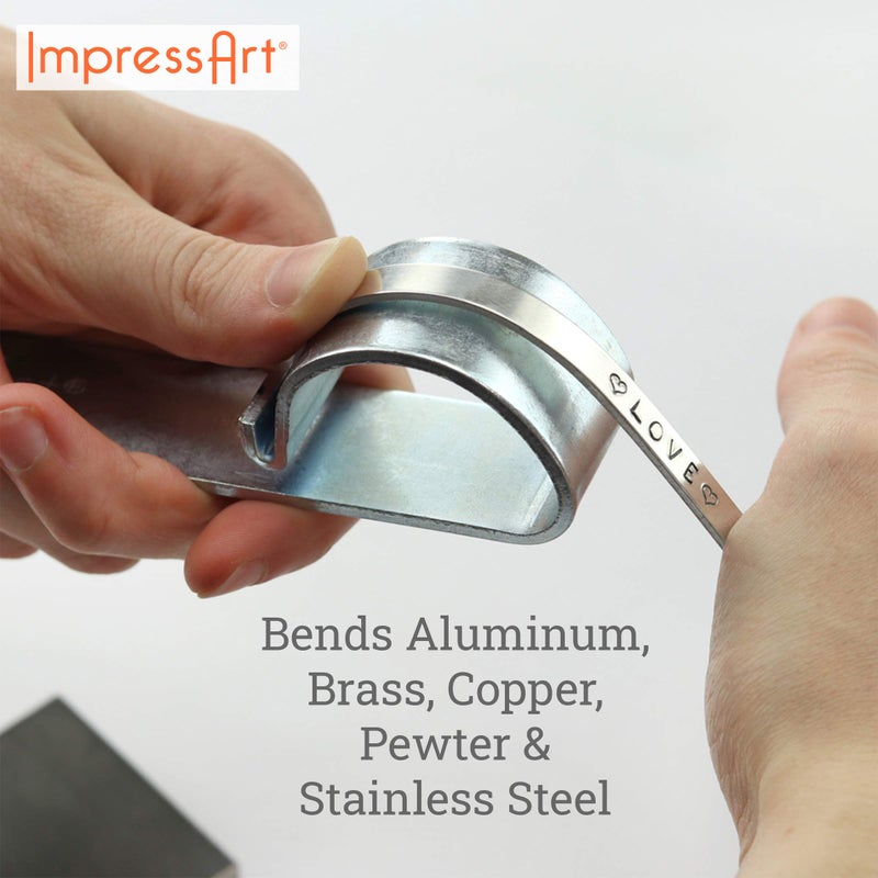 ImpressArt - Bracelet Bending Bar Kit, Tool for Bending Metal Blank Bracelets, Cuffs, Bangles for Metal Stamping & Metal Engraving, Bracelet Bending Bar Kit, Metal, Bracelet Bending Bar Kit, Metal, - Image 4