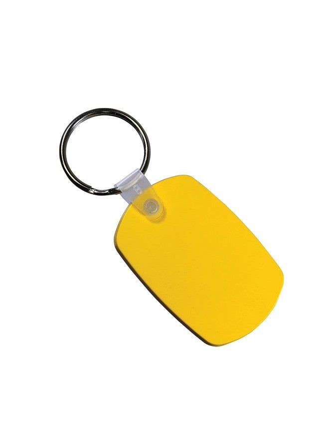 AAkron Pvc Material Standard Shaped Flexible Key Tag With Rings, Key Chain - Set Of 9 - Image 3