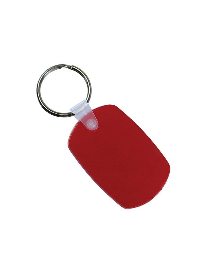 AAkron Pvc Material Standard Shaped Flexible Key Tag With Rings, Key Chain - Set Of 9 - Image 5