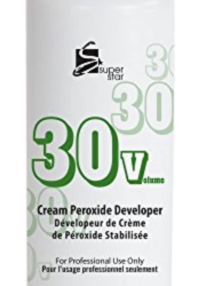 Super Star 30 Volume Stabilized Cream Peroxide Developer - 16 fl oz