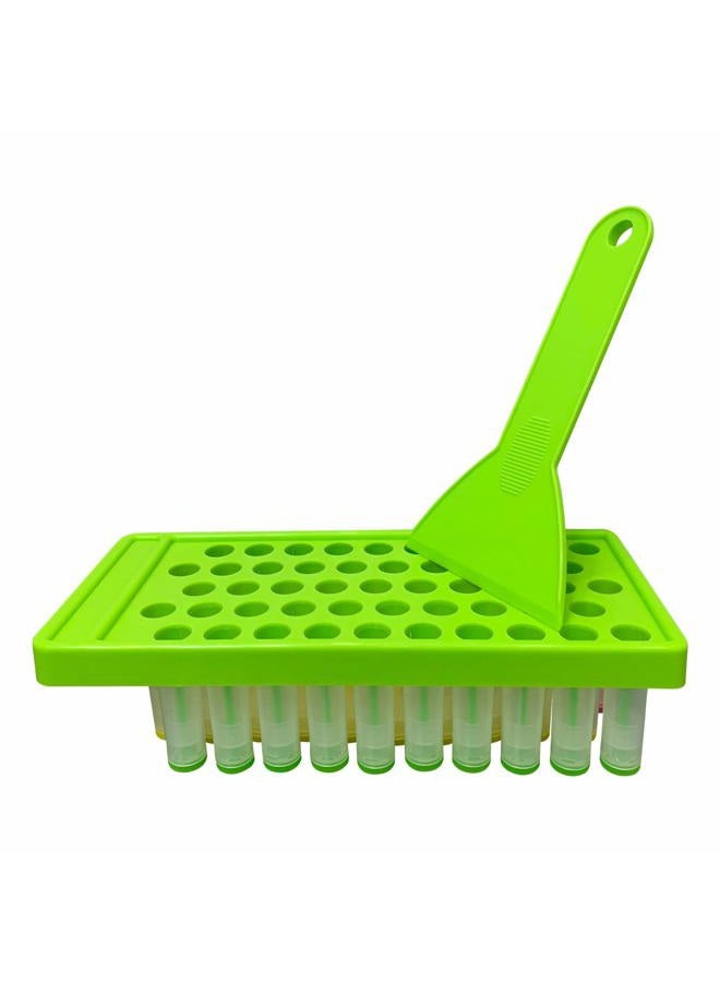 RONRONS Professional Lip Balm Crafting Kits, Lipsticks Filling Tray and Spatula DIY Lipstick Gifts for Women Girls (Green) - Image 3