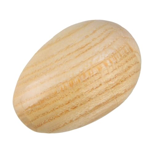 Lovermusic Finish Percussion Wooden Egg-Shaped Shakers Musical Instrument Tool Pack of 2 - Image 5