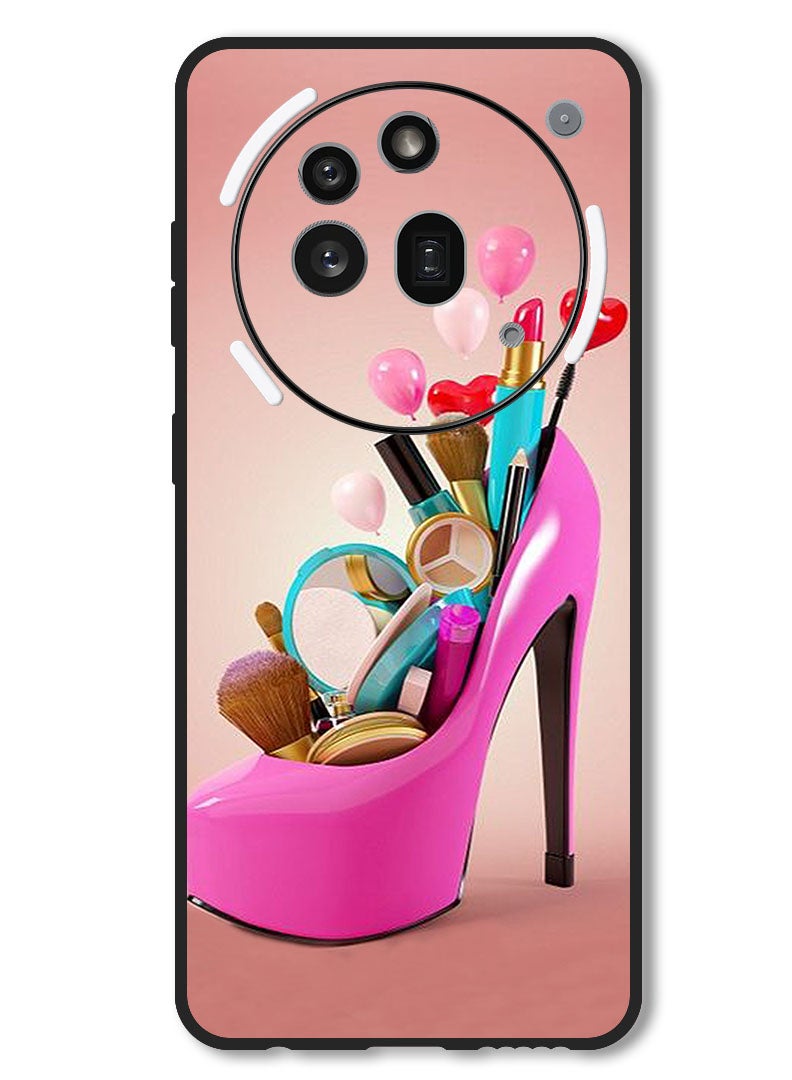 Theodor Case Compatible with Nothing Phone 3a Pro Protection Shockproof Bumper Cover Shoe With Makeup Items - Image 1