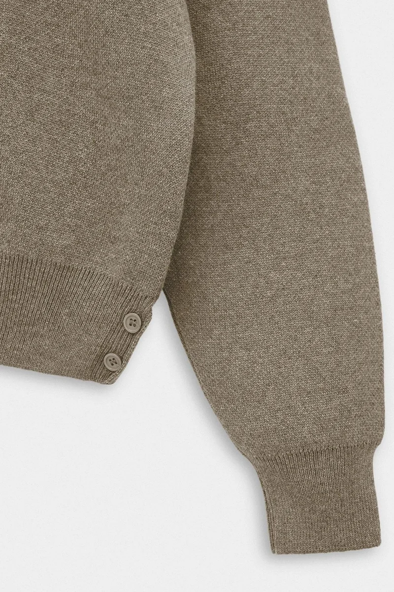 Giesto Oatmeal Natural GIESTO Men's Cotton Sweater for Men | Best Price UAE