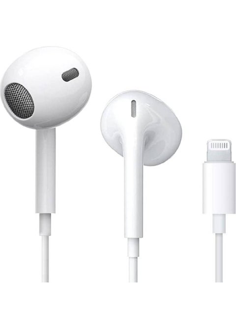 Lightning Headphone Wired Built-in Microphone Volume Control in-Ear Stereo Headset Compatible with iPhone 13 Mini/SE/13 Pro/14Pro Max