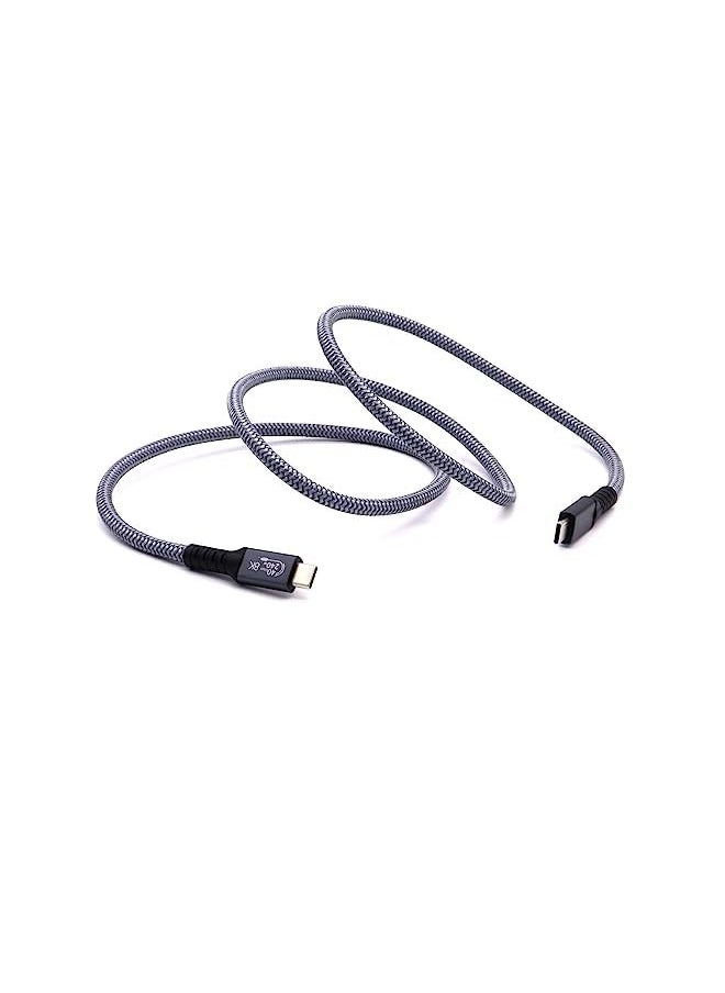 Disscool - Usb 4.0 Cable Thunderbolt 4 Cable Dual Supports 8K Hd Usb C Cord Pd 240W 8K 60Hz 40Gbps Data Transfer For Thunderbolt 3 4 1M 3.3Ft - Image 1