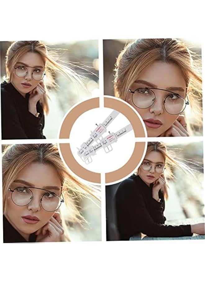 1pc Eye Tool Pupil Distance Ruler Pd Measure Ruler Pupil Distance Measuring Tool Pd Optical Ruler Eye Pd Ruler Scale Ruler Pupillary Distance Ruler White