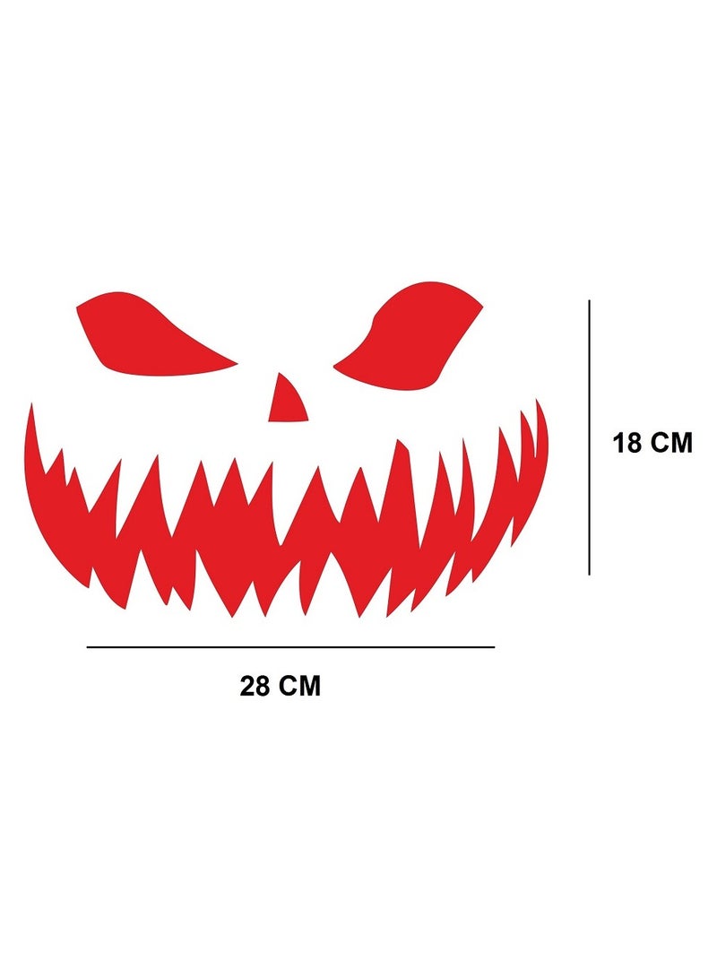 Pumpkin Monster Smile - Red