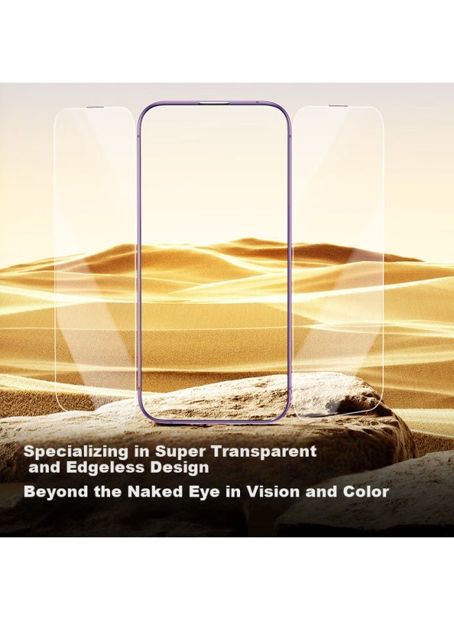 Smartdevil Tempered Glass Screen Protector For Iphone 14 Pro Full Coverage Anti-explosion Anti-drop Anti-fingerprint Dust-free Film - Image 4