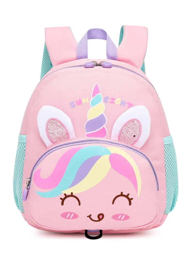 صن إيت Toddler Backpack Dinosaur Preschool Bag for Boys Girls with Anti-Lost Leash, Cute Cartoon Kids Backpack for 2-6 Years Old, Lightweight Children’s Daycare School Bag, SE22065