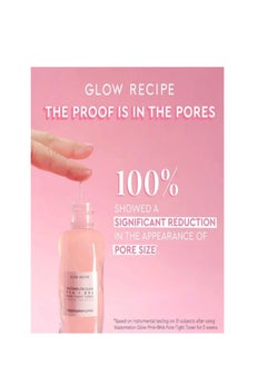 GLOW RECIPE Watermelon Glow PHA + BHA Pore-Tight Toner 40ml - Hydrating & Exfoliating Toner with Watermelon Extract, PHA, and BHA for Refined Pores and Smoother, Glowing Skin - pzsku/ZEB5A3F4726449A2AE57BZ/45/_/1740615567/058f808e-bf2d-4ef3-b628-3a3847586b61