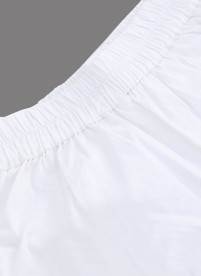 AKS Boys White Kurta Set With Embellished Nehru Jacket - Image 3