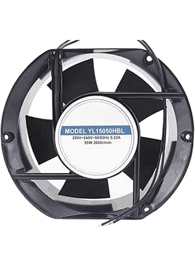 17251 Cabinet Cooling Fan 55W 2600RPM 17cm 220V AC 2 Wires 172x150x51mm - Image 1