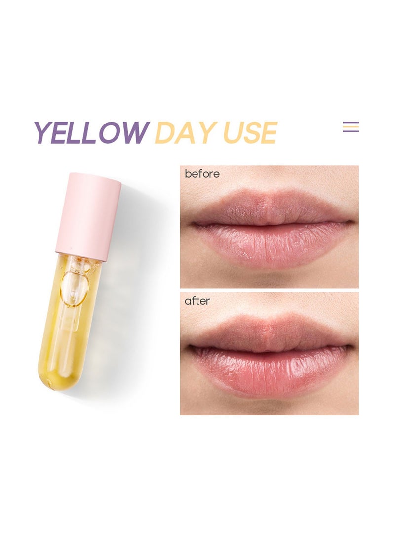 DEROL Lip Plumpe Oil Set Natural Lip Plumper & Lip Treatment Lip Care Day & Night Serum Essence Lip Plumper Moisturizing Reduce Fine Lines Suitable for women - Image 4