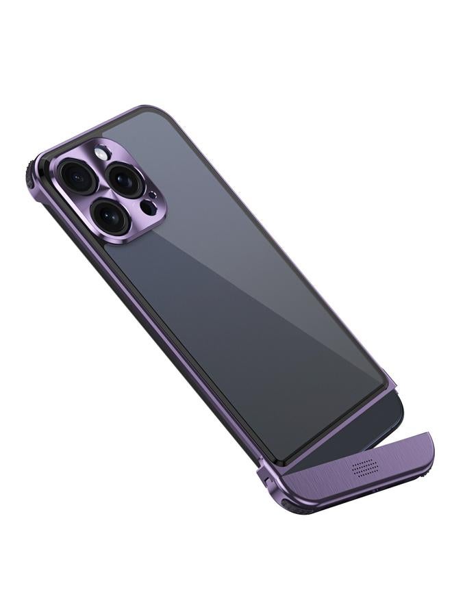 اس-توب جراب لهاتف iPhone 14 Pro Max مع حامل مقص معدني شفاف برائحة عطرية - Image 1