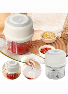 BLOOMING TIME Household Mini Electric Garlic Mixer Simple To Clean Easy To Use, USB Charging Wireless Use, Suitable For Any Side Dish  - Image 1