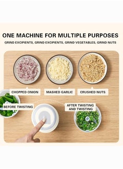 BLOOMING TIME Household Mini Electric Garlic Mixer Simple To Clean Easy To Use, USB Charging Wireless Use, Suitable For Any Side Dish  - Image 3