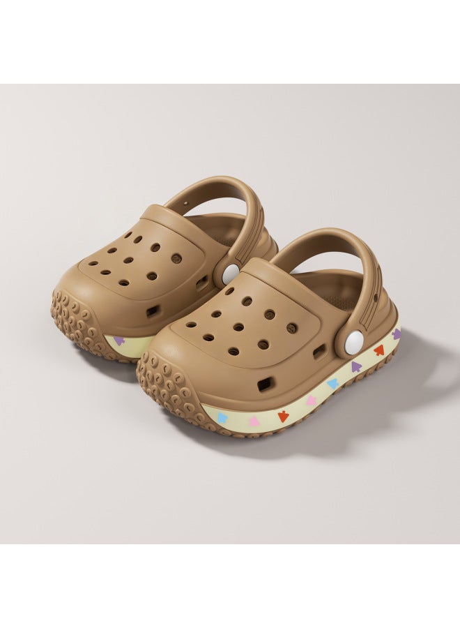 Cartoon Rabbit Children's Closed-toe Slippers, Cute Home Slippers For Kids, Outdoor Sandals For Young Girls, Baby Clogs