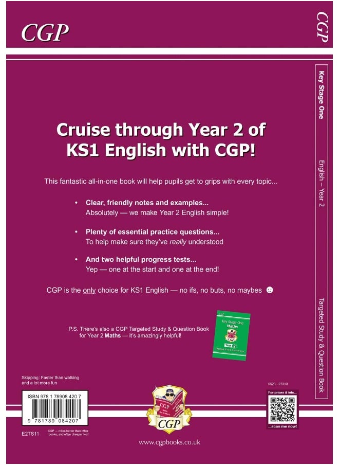 null - New KS1 English Targeted Study & Question Book - Year 2 (CGP KS1 English) - Image 1