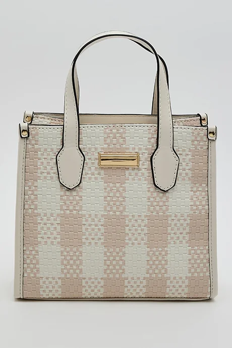 أر أند بي Checked Mini Bag