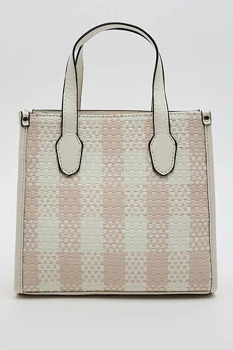 أر أند بي Checked Mini Bag