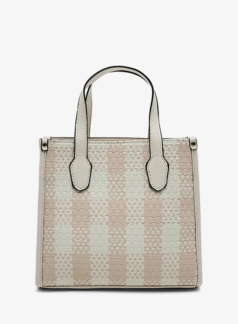 أر أند بي Checked Mini Bag