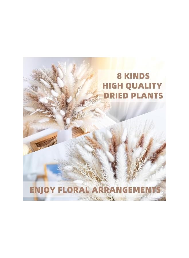 The Bros 96 Pcs Natural Dried Pampas Grass Bouquet, Boho Home Decor,Phragmites,Artificial Flowers for Wedding,Pampas Flowers for Floral Room,Home, Party,Table Decorations. - Image 5