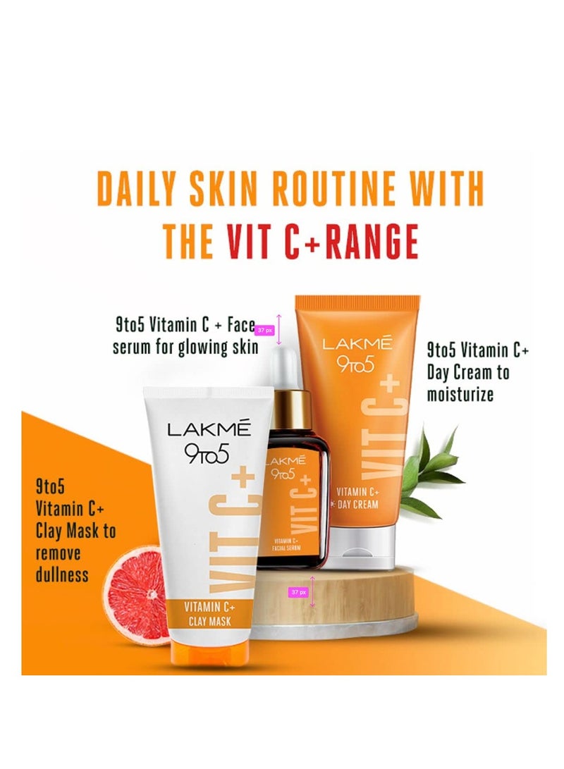 لاكمي غسول الوجه 9to5 بفيتامين C مع حبيبات ميكروكريستالين لبشرة منتعشة ومتوهجة 100 جرام - Image 5