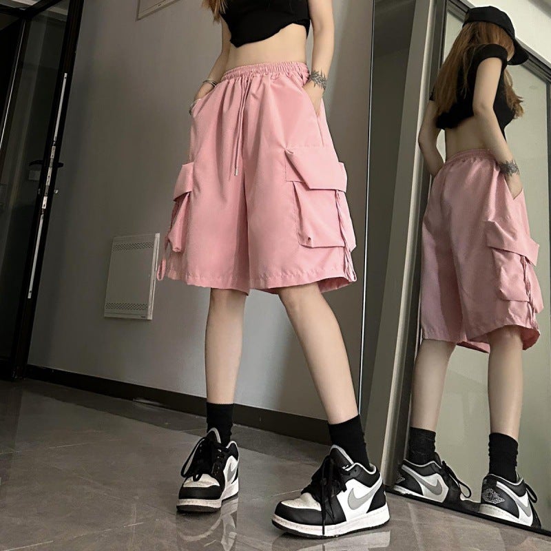 Dopamine Overalls Women'S Student Korean-Style Loose Pants Internet Celebrity Pink New Fashionable Ins - Image 2