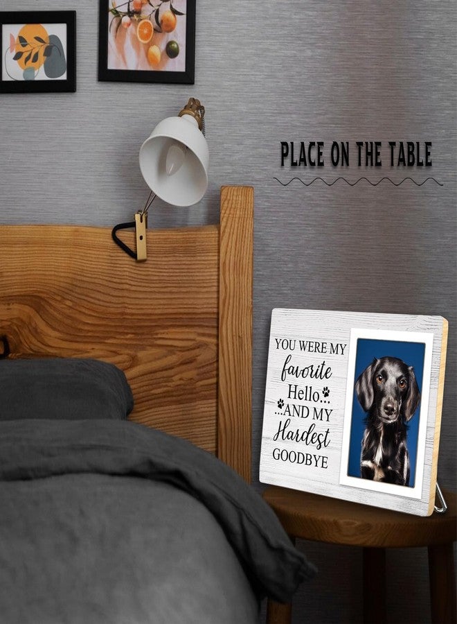 KLYTINK Pet Picture Frames Memorial Dog, Pet Memorial Frame for Dogs, Dog Memorial Gifts for Loss of Dog, In Loving Memory Gifts, Pet Loss Sympathy Gift for Pet Lover, Forever in Our Heart (White) - Image 5