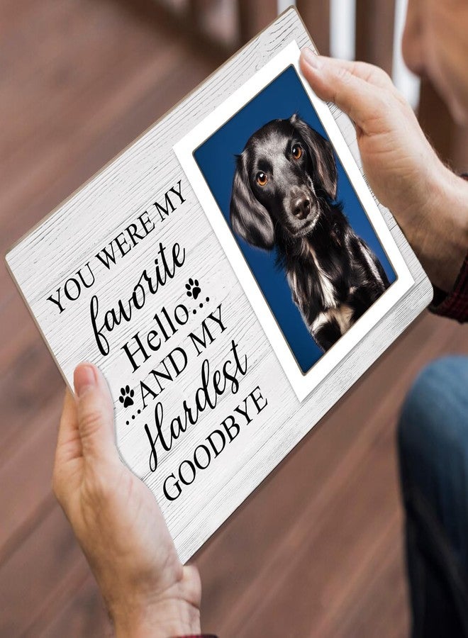 KLYTINK Pet Picture Frames Memorial Dog, Pet Memorial Frame for Dogs, Dog Memorial Gifts for Loss of Dog, In Loving Memory Gifts, Pet Loss Sympathy Gift for Pet Lover, Forever in Our Heart (White) - Image 4