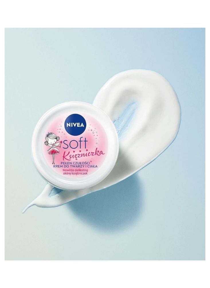 Nivea Soft Princess Edition Moisturizing Cream – Face, Hands & Body 100ml - Image 3