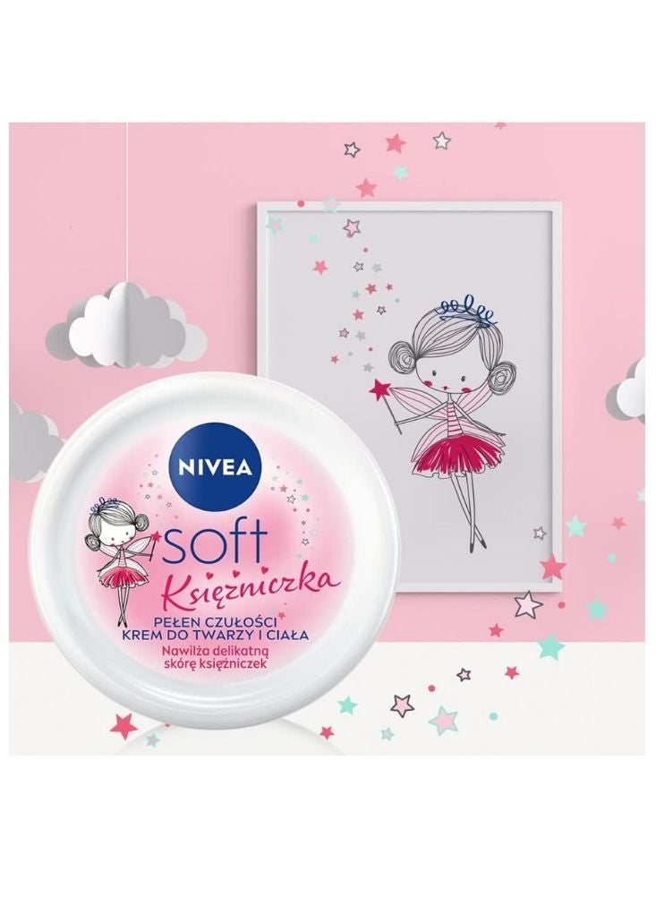 Nivea Soft Princess Edition Moisturizing Cream – Face, Hands & Body 100ml - Image 2