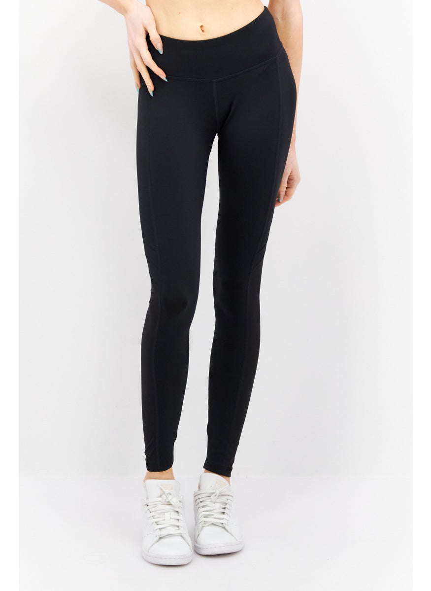 Reebok Women Tight Fit Pull-On Training Tight, Black  - Image 1