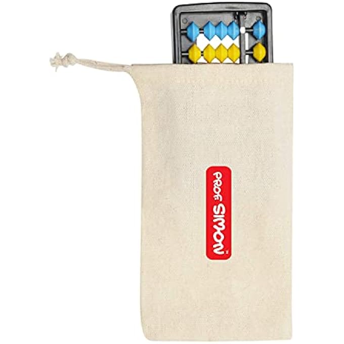 7 RODS/DIGITS SOROBAN PLASTIC ABACUS WITH MULTI-COLORED BEADS, KID - Image 3