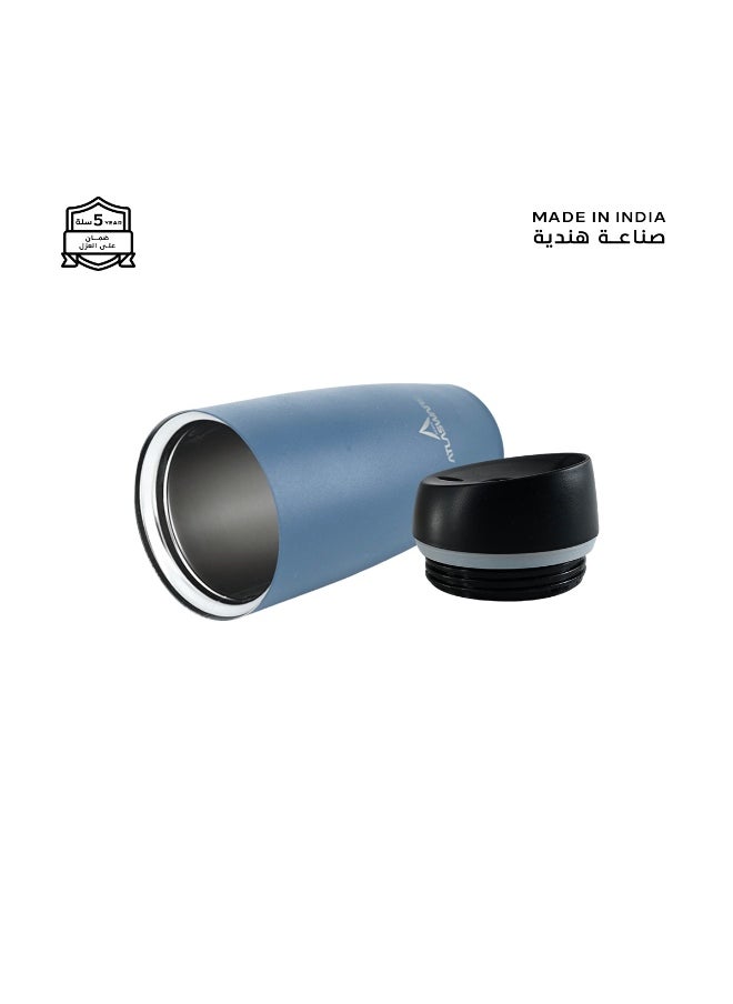 Atlasware A cup (mug) suitable for all drinks, with a capacity of 450. It keeps cold for 25 hours and hot for 8 hours, Navy blue  - Image 3