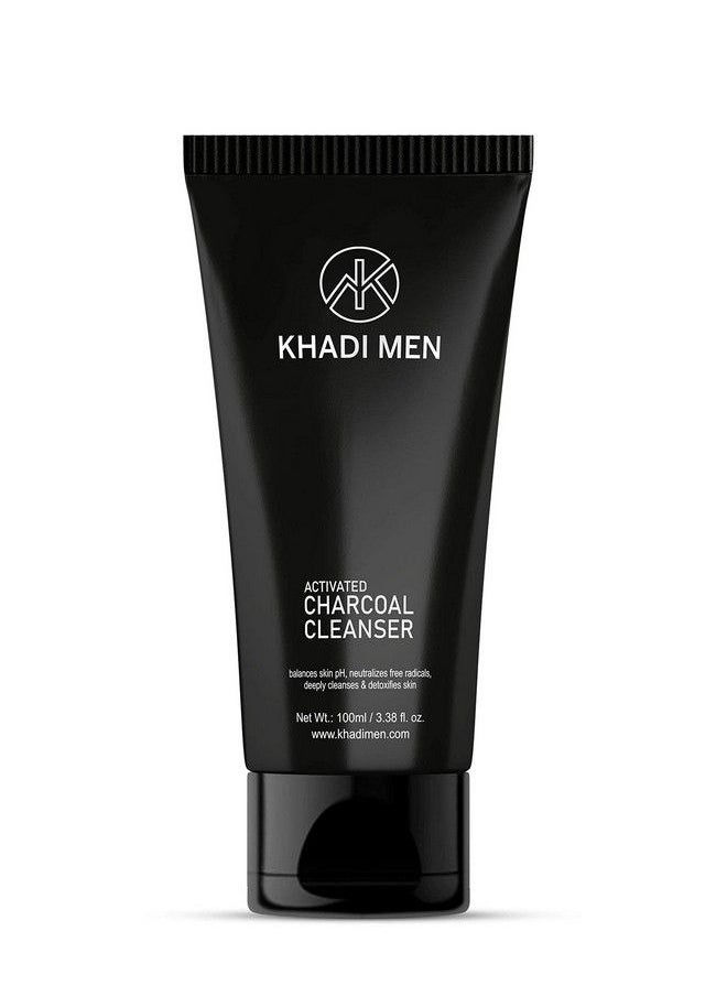 KHADI MEN - Activated Charcoal Cleanser Deeply Cleanses & Detoxifies Skin - Image 1