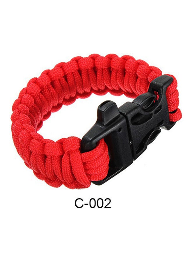 NIBEMINENT Travel Outdoor Survival Kit Whistle Bracelet Camping Rope Fashion Wristband 20x10x20cm - Image 3
