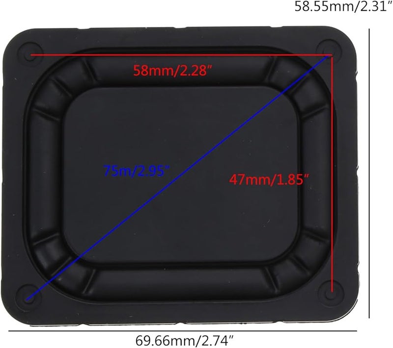 2Pcs Rubber Plate Subwoofer Repair Passive Radiator 6.5 Inch - Image 4