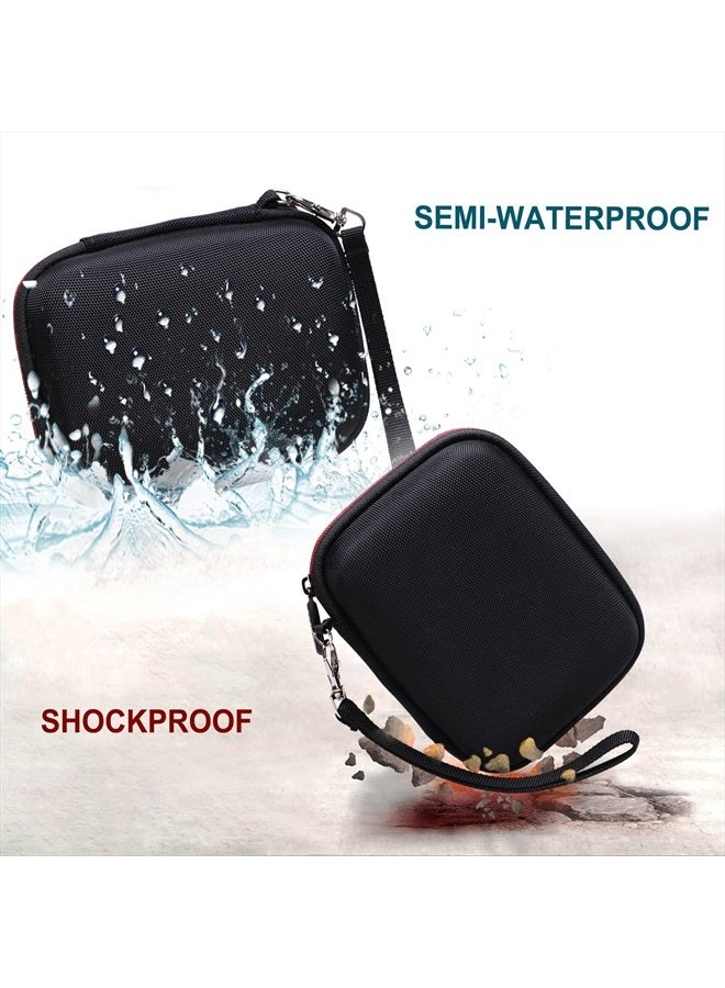 LTGEM حافظة كاميرا لكوداك برينتوماتيك، كوداك ستيب، كوداك ستيب تاتش، كاميرا كوداك سمايل الرقمية للطباعة الفورية - حافظة واقية للسفر وتخزين المنزل (رمادي) - Image 5