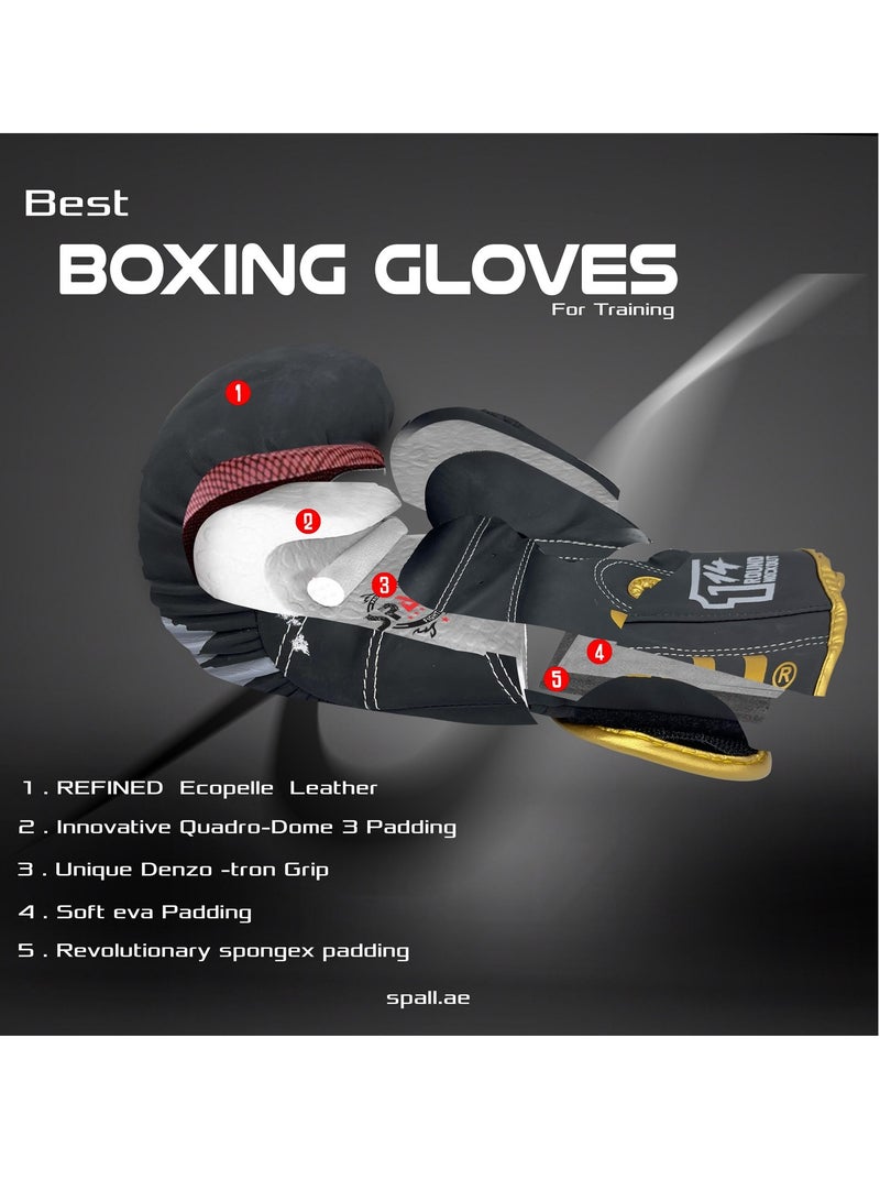 Spall Professional Boxing Gloves For Strong Punches Sparring And Kickboxing Fighting Punch Bag Workout Muay Thai And Training  - Image 2