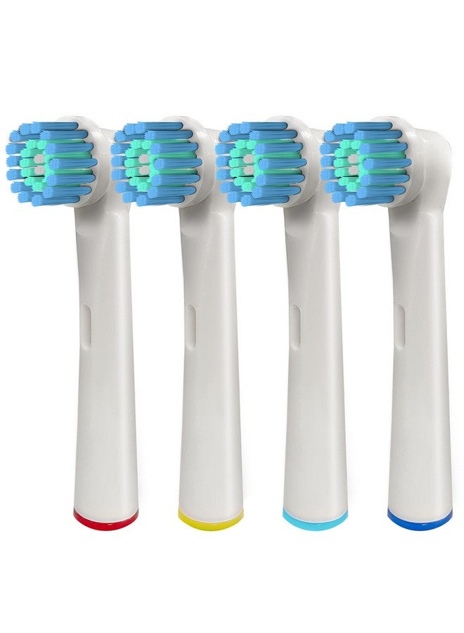 Alayna Toothbrush Replacement Heads Compatible With Oral B Braun Pk Of 4 Best Professional Brush Heads For Oralb Kids Soft Sensitive Triumph Pro 1000 - Image 1