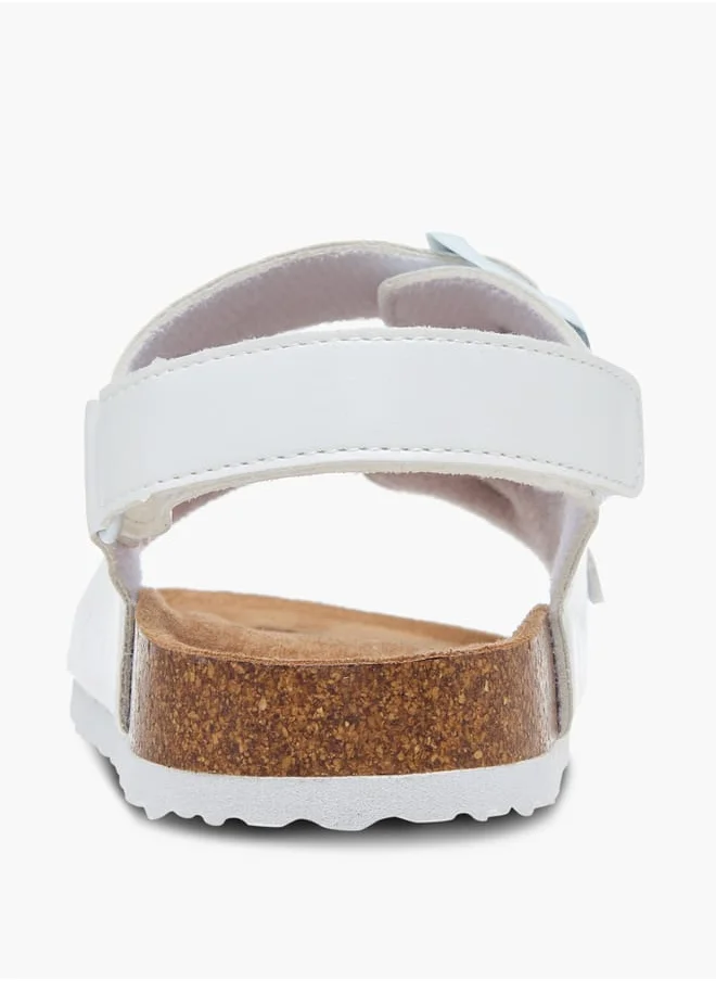 ال بي ال من شو اكسبرس Boys Solid Sandals With Hook And Loop Closure