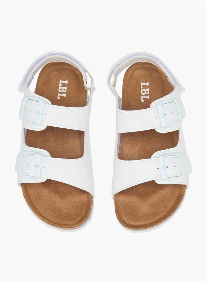 LBL by Shoexpress Boys Solid Sandals With Hook And Loop Closure