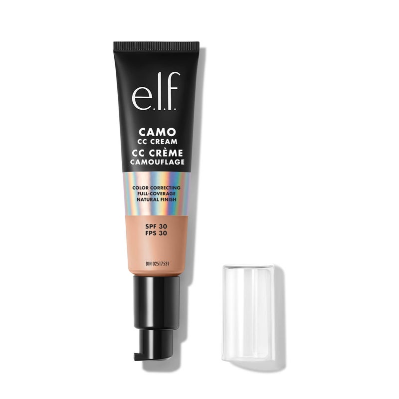elf Camo CC Cream SPF 30 ColorCorrecting MediumToFull Coverage Face Foundation Delivers An Airbrushed Finish Vegan  CrueltyFree Medium 310 C